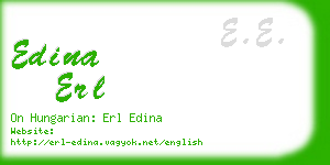 edina erl business card